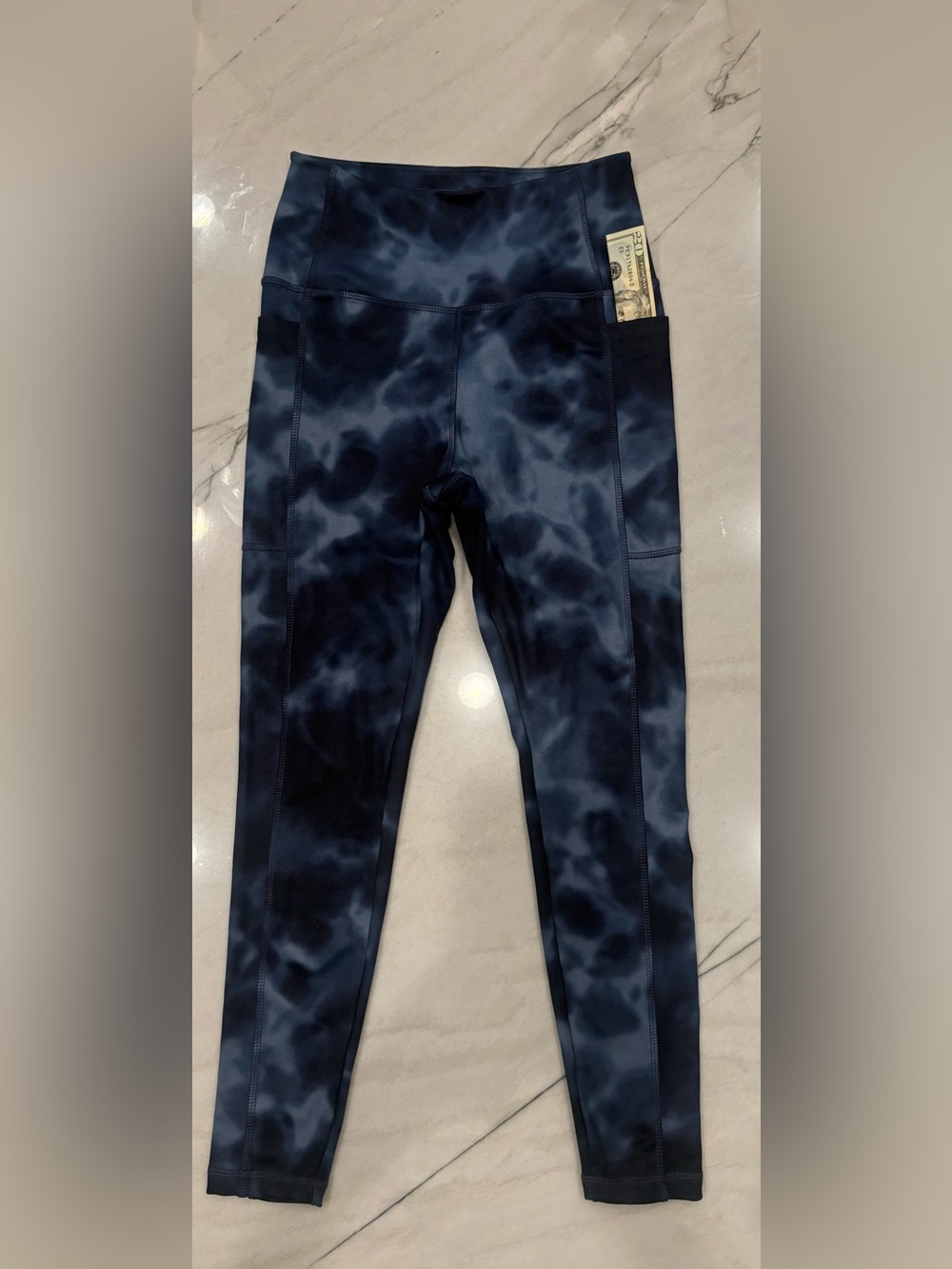Danskin Dark Navy High-Rise Athletic Leggings Same Day Shipping Size Small